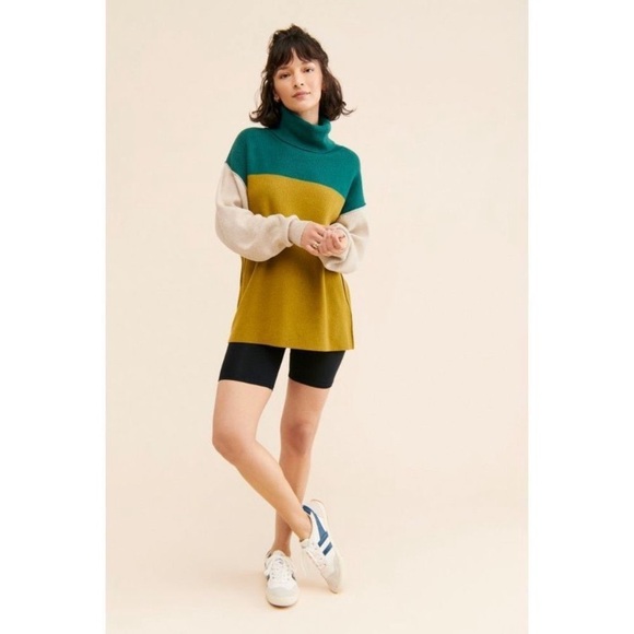 Free People Color Block Knit Tunic - Picture 3 of 10